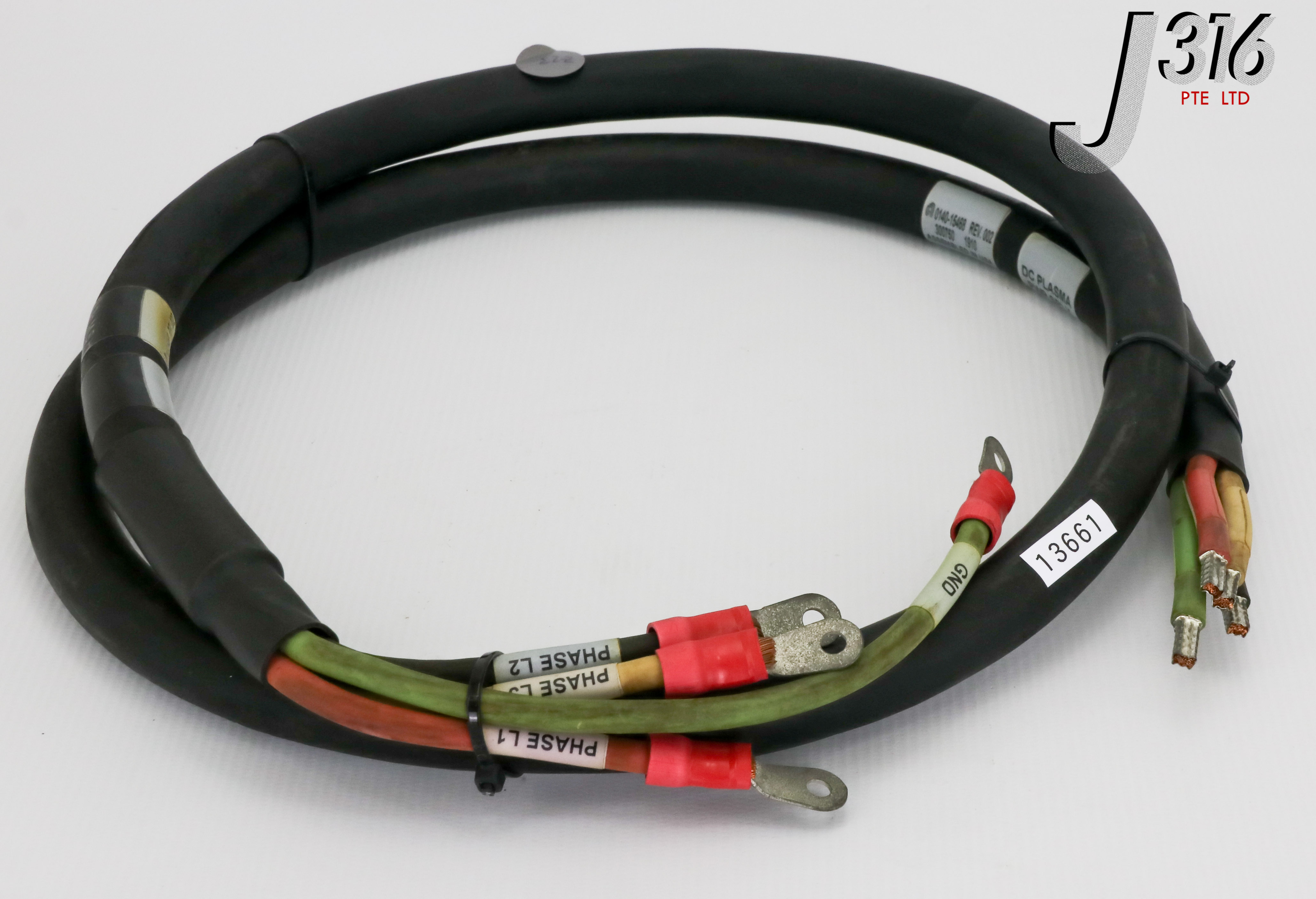 オーダー専用ページ 13661 APPLIED MATERIALS HARNESS ASSY 300MM PWR SP, CABLE, 5FT 0140
